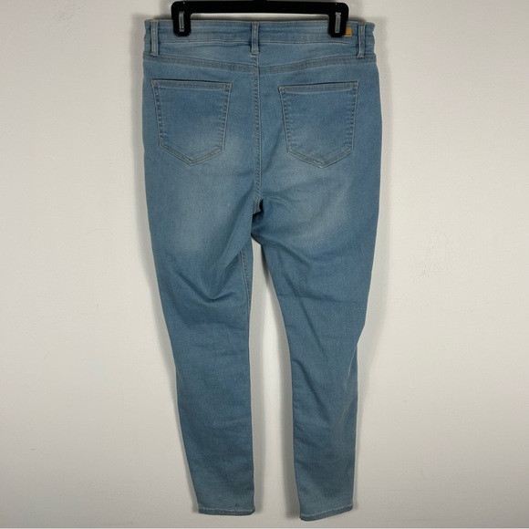❤️ Ardene Blue Skinny Jeans High-Rise Jeggings 13 - Picture 4 of 10